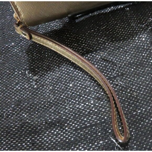 Kate Spade New York Joeley Gold Metallic Leather Zip Around Long Wallet - Picture 13 of 13